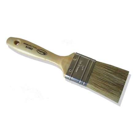 Gordon Brush 2-1/2" Chisel Edge Hog Hair Bristle, Paint Brush, Wood Handle, 12 PK R12043